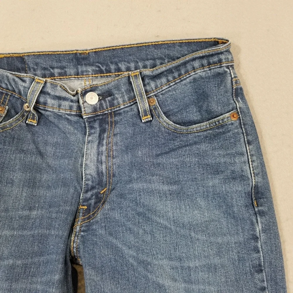 Levi's 511 jeans men's 30 x 32 skinny straight blue stretch denim pants retro